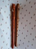 Houten sopraan en alt blokfluit. Leuk Sint- of Kerstcadeau!, Muziek en Instrumenten, Blaasinstrumenten | Blokfluiten, Ophalen of Verzenden