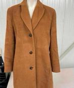 Vintage Trench Coat - Jobis Luxury angora-mohair wol jas L, Bruin, Maat 42/44 (L), Ophalen of Verzenden, Zo goed als nieuw