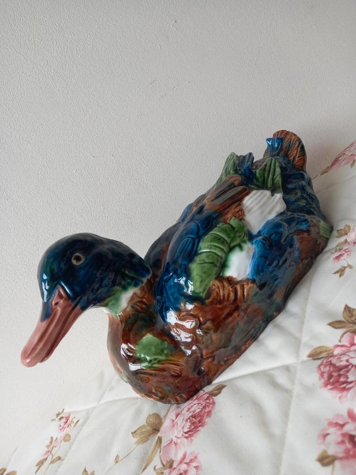 Teraccota eend handgemaakt, Antiek en Kunst, Curiosa en Brocante, Ophalen of Verzenden
