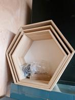 Hexagon wandplankjes, Huis en Inrichting, Ophalen, Minder dan 50 cm, Gebruikt, Minder dan 50 cm