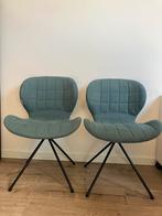 2 eetkamerstoelen Zuiver, Huis en Inrichting, Stoelen, Ophalen, Gebruikt, Stof