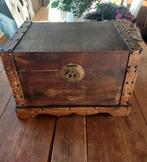 Houten kistje, Ophalen of Verzenden, Minder dan 50 cm, Minder dan 50 cm