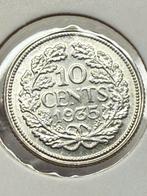 10 cent 1935 Wilhelmina, Zilver, Ophalen of Verzenden, 10 cent, Koningin Wilhelmina