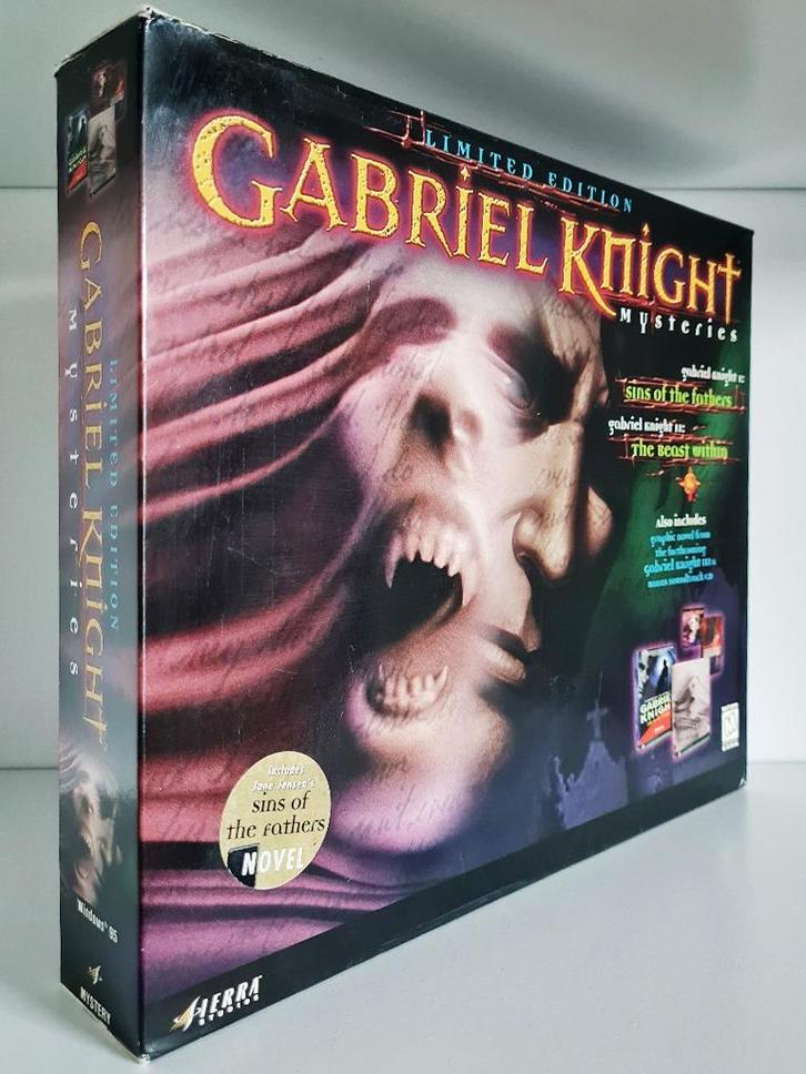 Gabriel Knight Mysteries: Limited Edition - PC Big Box, Spelcomputers en Games, Games | Pc, Avontuur en Actie, 1 speler, Vanaf 16 jaar