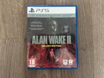 Alan Wake 2 Deluxe edition PS5, Spelcomputers en Games, Games | Sony PlayStation 5, Ophalen of Verzenden, Zo goed als nieuw