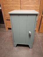 Nachtkastje Woood kleur grijsgroen, Huis en Inrichting, Ophalen, Gebruikt