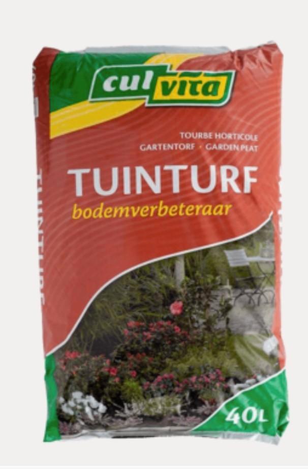 Culvita Tuinturf - 40 Liter, Tuin en Terras, Aarde en Mest, Tuinturf, Ophalen