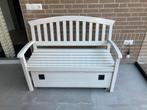 Tuinbankje met opbergkist, Ophalen, Gebruikt, Overige metalen