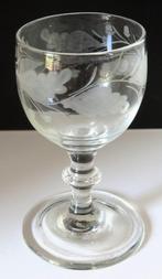 Antiek handgeblazen port of wijnglas; rond 1760, gaaf, mooi!, Ophalen of Verzenden