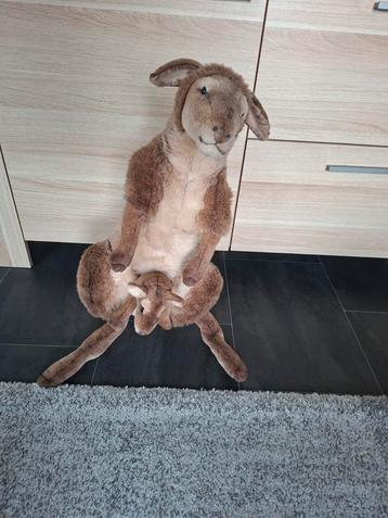 Knuffel Kangoeroe met Baby beschikbaar voor biedingen