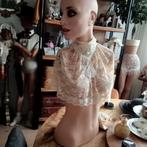Grote kanten kraag, Antiek en Kunst, Antiek | Kleding en Accessoires, Ophalen of Verzenden