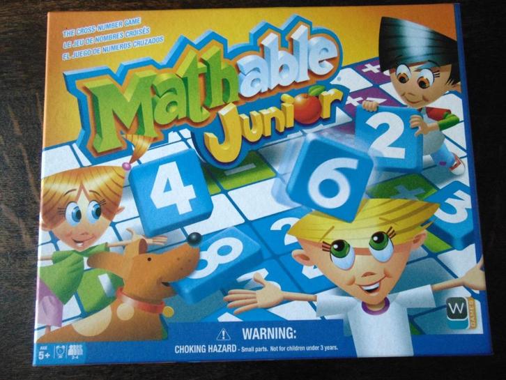 Mathable Junior Spel van W. Games NIEUW, Hobby en Vrije tijd, Gezelschapsspellen | Bordspellen, Nieuw, Een of twee spelers, Drie of vier spelers