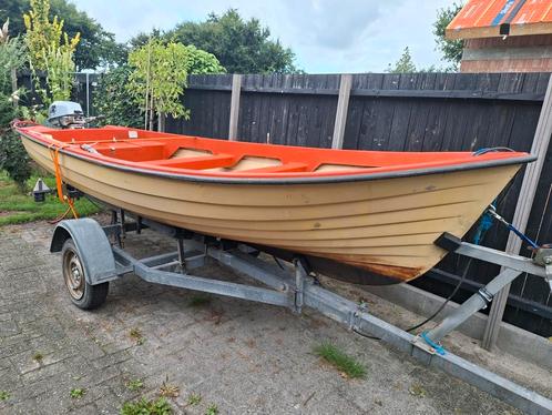 Rana 14  boot en trailer mogen los van elkaar verkocht worde, Watersport en Boten, Vis- en Consoleboten, Gebruikt, Tot 10 pk, 3 tot 6 meter