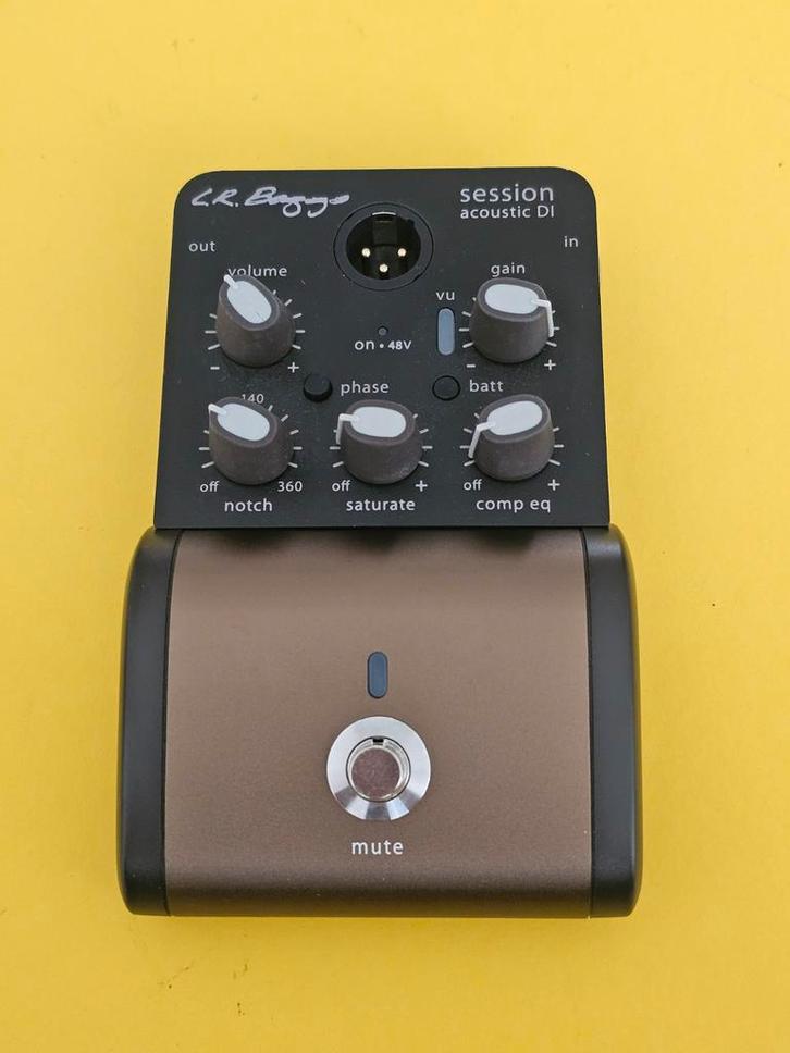 L.R. Baggs Session Acoustic DI Pedaal, Muziek en Instrumenten, Effecten, Zo goed als nieuw, Equalizer, Compressor, Ophalen of Verzenden
