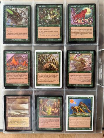 Magic the Gathering kaarten netjes in map bewaard beschikbaar voor biedingen