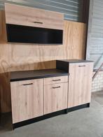 Keuken Nieuw 160 cm Bruin Zwart, Huis en Inrichting, Keuken | Complete keukens, Overige materialen, Zwart, Nieuw, Enkelwandige keuken