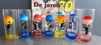 7 Vintage glazen longdrink oosterse look, Glas of Glazen, Ophalen of Verzenden, Overige stijlen, Glas