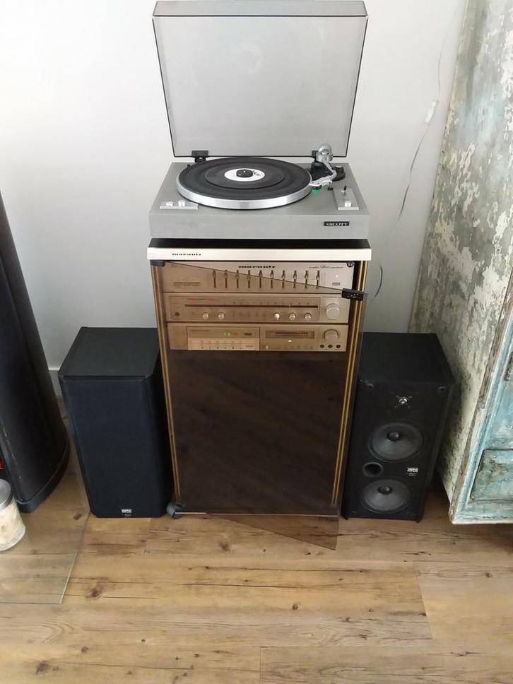 Vintage Marantz stereo set., Audio, Tv en Foto, Stereo-sets, Gebruikt, Cassettedeck, Overige merken, Ophalen