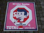 Total benzine chocolade jacques (1m20 op 1m20) jaren 70, Ophalen of Verzenden