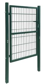 IJzeren tuinpoort hek looppoort draaihek groen GRATIS BEZORG, Verzenden, 100 tot 150 cm, Nieuw, Draaipoort