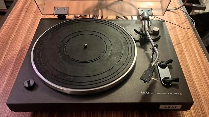 Akai AP-100c auto return met Ortofon element, Audio, Tv en Foto, Platenspelers, Zo goed als nieuw, Akai, Automatisch, Ophalen of Verzenden