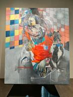 Joran Roukes Street Art Schilderij - 2017, Ophalen of Verzenden