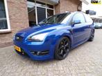 Ford Focus 2.5-20V ST leder / Navi / Clima, Auto's, Gebruikt, Zwart, Blauw, 2521 cc