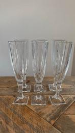 6 Champagne Glazen, Ophalen, Glas of Glazen, Effen, Glas