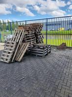 Pallethout / haardhout GRATIS af te halen, OP=OP., Tuin en Terras, Haardhout, Blokken, Ophalen, 6 m³ of meer, Overige houtsoorten