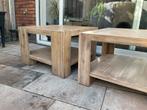 2 salontafels 65x65x42,5, Huis en Inrichting, Ophalen, 50 tot 100 cm, Vierkant, 50 tot 100 cm