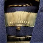 Mart Visser prachtig lange donkerblauwe mantel wol 36 44126, Kleding | Dames, Jassen | Winter, Blauw, Ophalen of Verzenden, Mart Visser