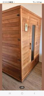 Infrarood sauna Fins model, Sport en Fitness, Sauna, ., Complete sauna, Ophalen of Verzenden, Zo goed als nieuw