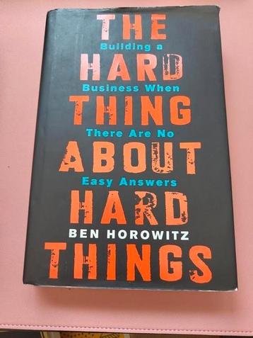 Ben Horowitz - The Hard Thing About Hard Things - Hardcover beschikbaar voor biedingen