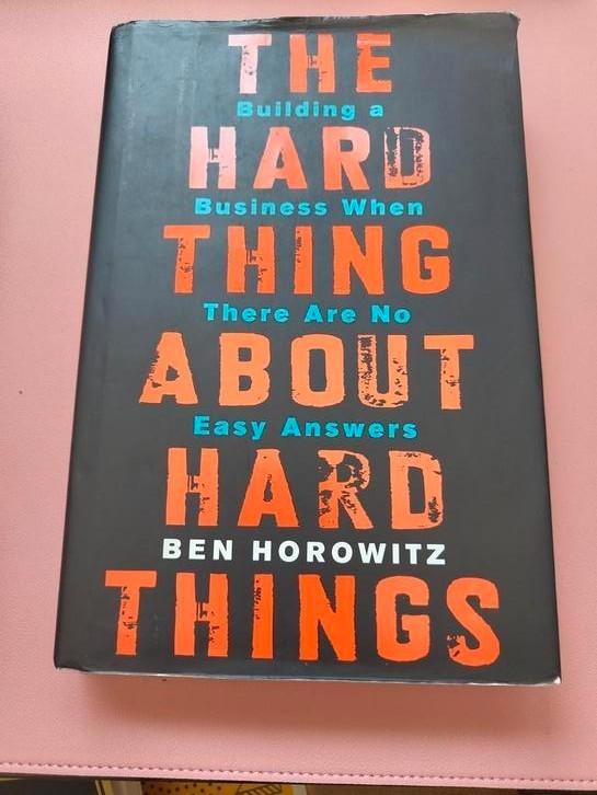 Ben Horowitz - The Hard Thing About Hard Things - Hardcover, Boeken, Humor, Zo goed als nieuw, Ophalen of Verzenden