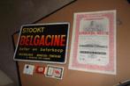 Lot oude  kolen mijn rekl. items ass. !, Verzamelen, Merken en Reclamevoorwerpen, Ophalen of Verzenden, Gebruikt, Reclamebord