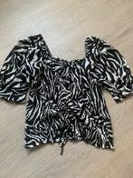 Only zebra top, Kleding | Dames, Maat 38/40 (M), Only, Zwart, Nieuw