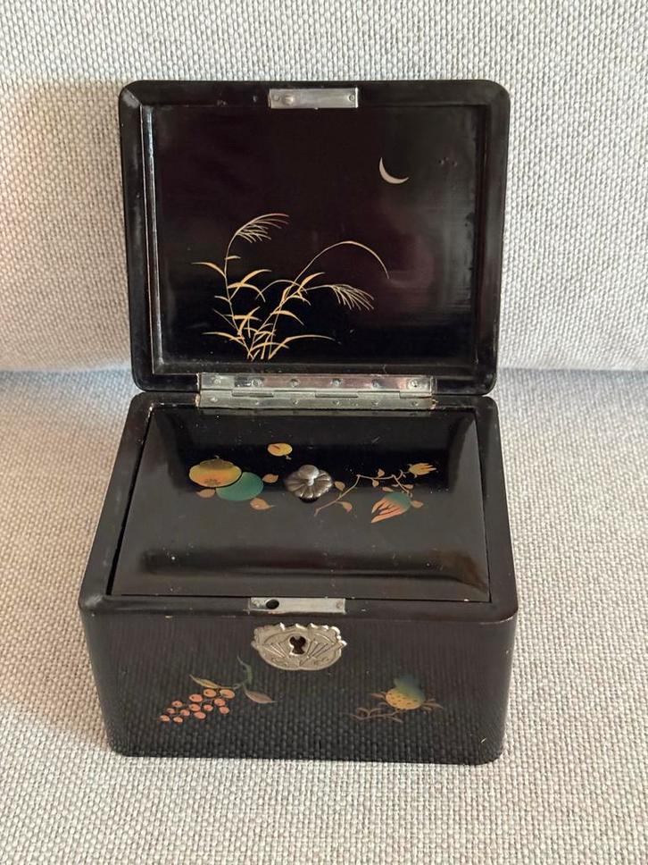 Antieke Japanse  thee Lakdoos, Antiek en Kunst, Antiek | Woonaccessoires, Ophalen of Verzenden