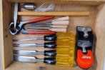 Gereedschapskist met diverse gereedschappen, Ophalen, Zo goed als nieuw