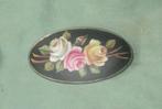 zilveren broche met rozen, Sieraden, Tassen en Uiterlijk, Antieke sieraden, Ophalen of Verzenden, Zilver, Broche