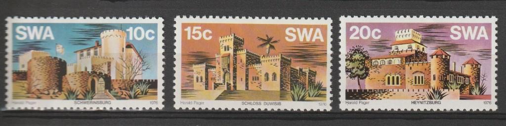 TSS Kavel 830031 SWA Namibië pf minr 417-419 gebouwen, Ophalen, Overige landen, Postfris