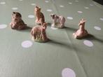 Collectie van 5 wade dierenbeeldjes, Verzamelen, Beelden en Beeldjes, Ophalen of Verzenden, Zo goed als nieuw, Dier