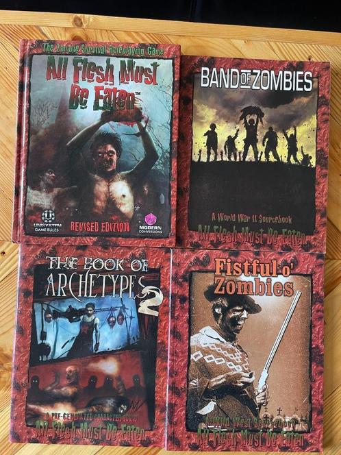 All Flesh must be eaten - Core book + 6 settings, Hobby en Vrije tijd, Gezelschapsspellen | Bordspellen, Gebruikt, Een of twee spelers