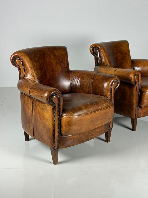 GEZOCHT! Schapenleren fauteuils en banken, Huis en Inrichting, Fauteuils, 75 tot 100 cm, Ophalen