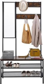 Standing Coat Rack with Mirror, Ophalen, Zo goed als nieuw