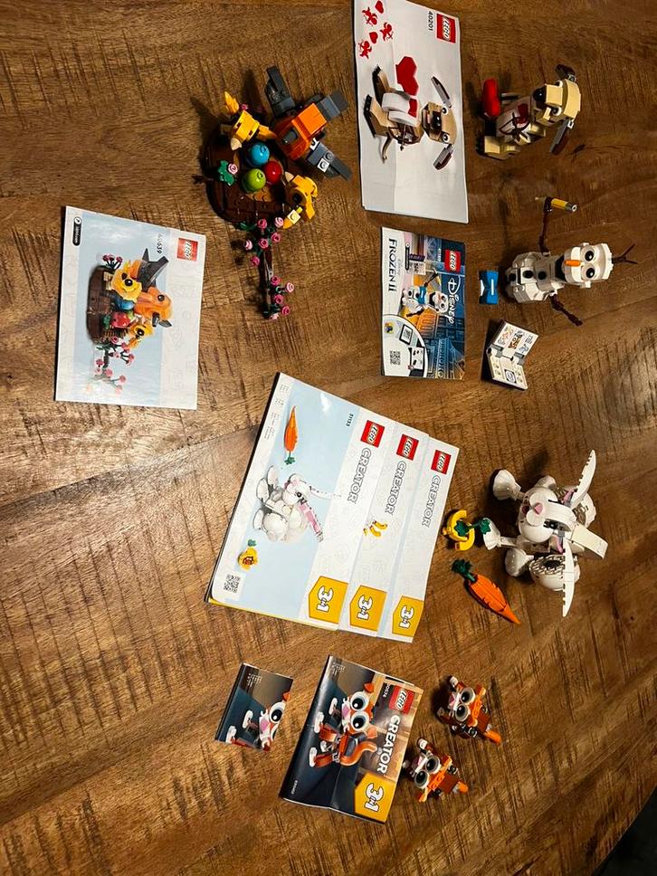 Lego dieren 5 verschillende sets, Kinderen en Baby's, Speelgoed | Duplo en Lego, Zo goed als nieuw, Lego, Complete set, Ophalen of Verzenden