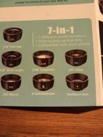 Mobile phone lens kit 7 in 1, Ophalen of Verzenden, Zo goed als nieuw