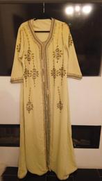 Gele Marokkaanse Kaftan, Maat 38/40 (M), Geel, Ophalen of Verzenden, Onder de knie