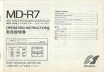 HANDLEIDING - Manual SANSUI MD-R7=Midi-Tape.Sync.Controller, Verzenden, Zo goed als nieuw