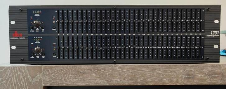 DBX 1231 Equalizer 2X31 banden 20hz tot 20Khz, Audio, Tv en Foto, Professionele Audio-, Tv- en Video-apparatuur, Audio, Ophalen of Verzenden