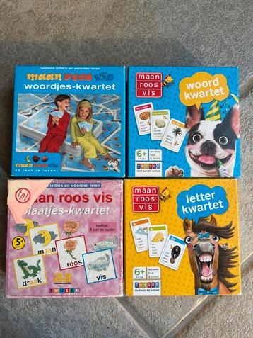 Maan Roos Vis Kwartet Set - 4 Spellen beschikbaar voor biedingen